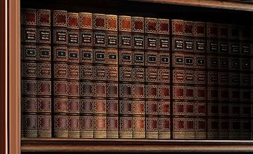 Antique Vellum Book Spines