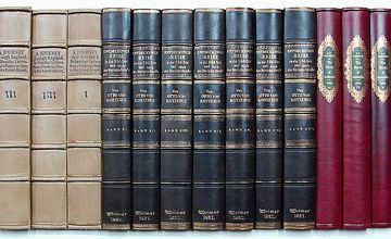Antique Vellum Book Spines
