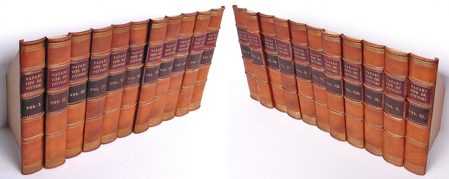 Fake Faux Book Leather Antique Spines