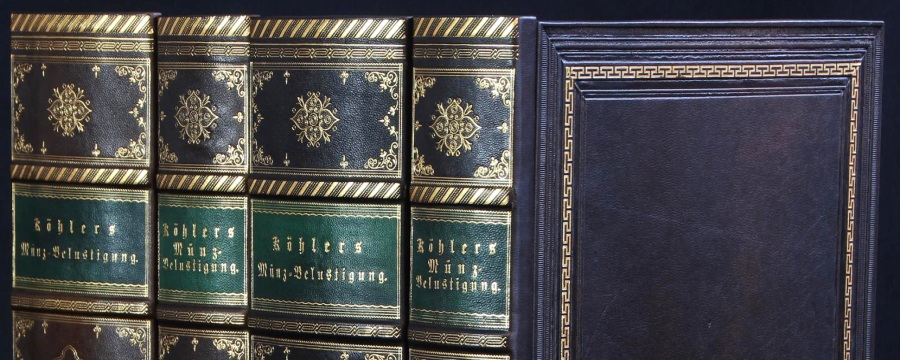 Genuine Leather Book Spines for Bookshelf