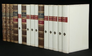 Leather Book Spines for Bookshelf