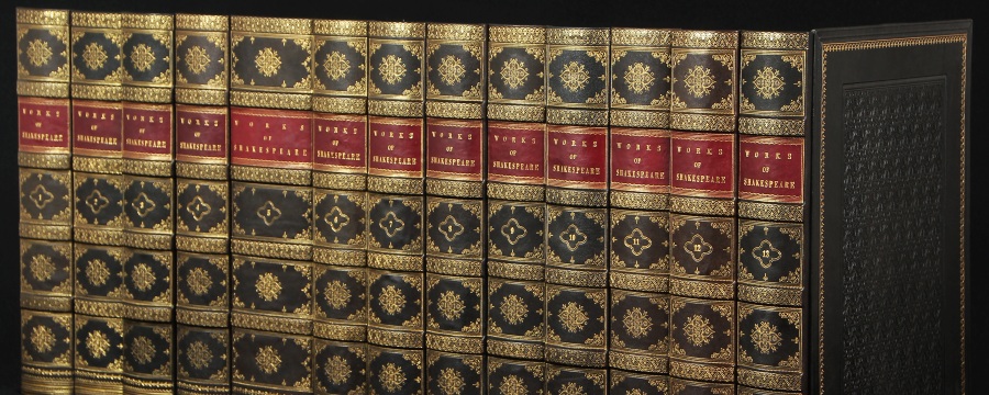 Genuine Leather Book Spines for Bookshelf