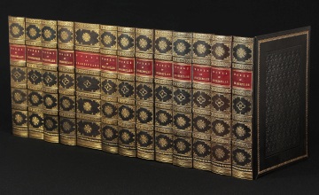 Leather Book Spines for Bookshelf