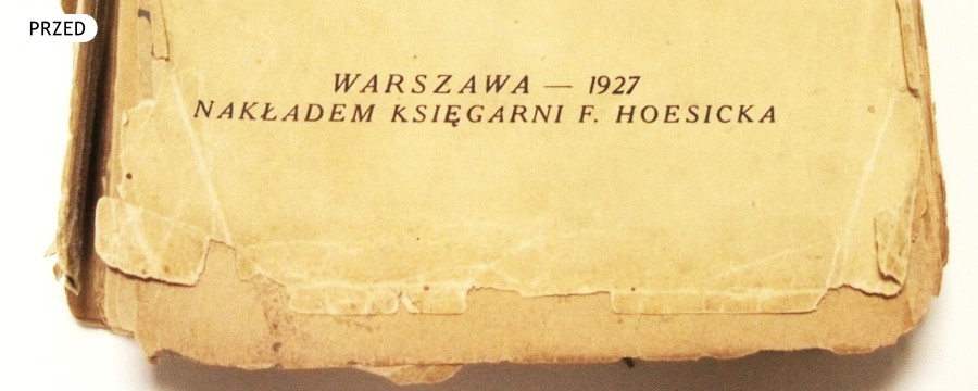 Konserwacja czyszczenie papieru
